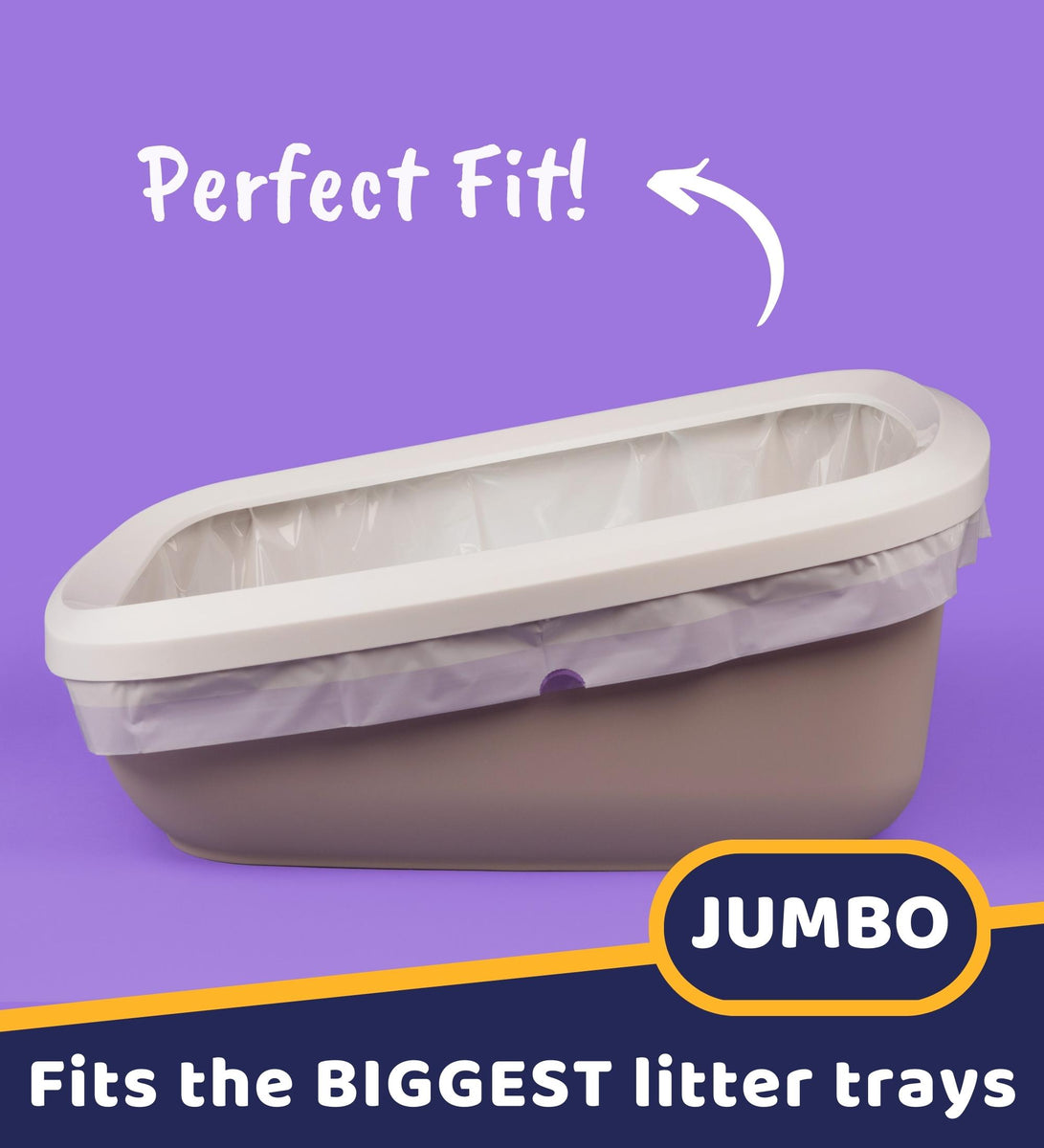 JUMBO Cat Litter Tray Liners Pettiny
