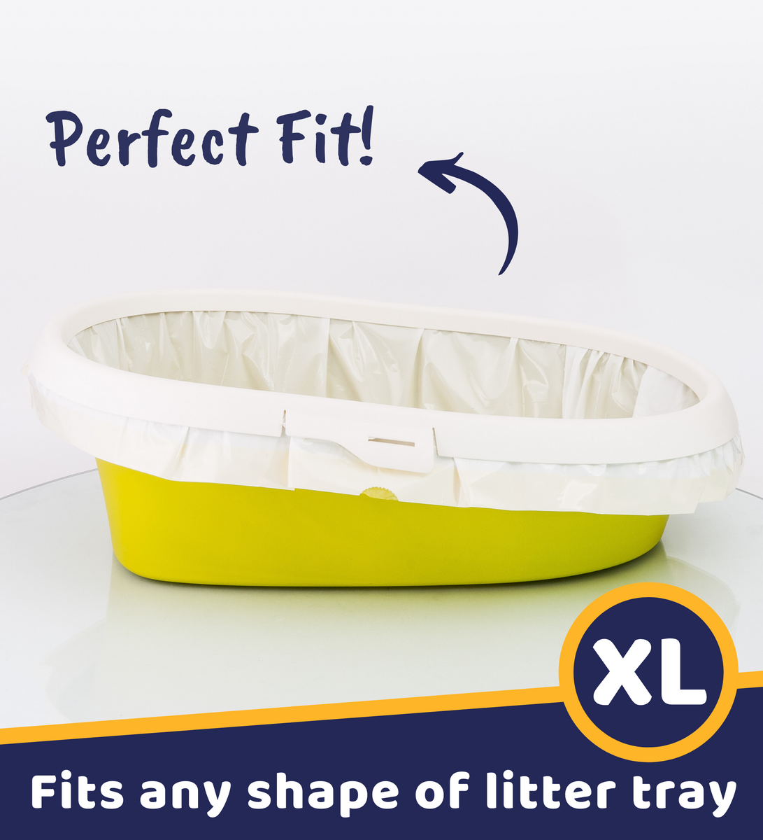 Round litter box liners hot sale