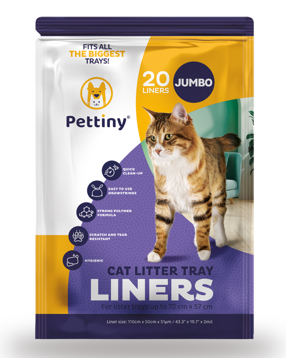 Jumbo Cat Litter Tray Liners